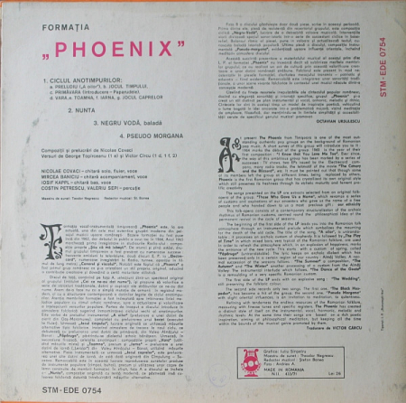 Phoenix - Cei Ce Ne-au Dat Nume, (Disc Vinil) [1]