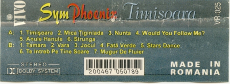 Phoenix - SymPhoenix Timisoara , (Casetă Audio) [1]
