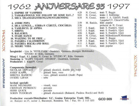 Phoenix - Aniversare 35 , (CD) [1]