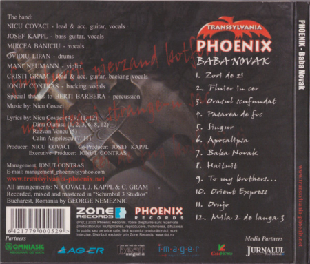 Phoenix - Baba Novak , (CD) [1]