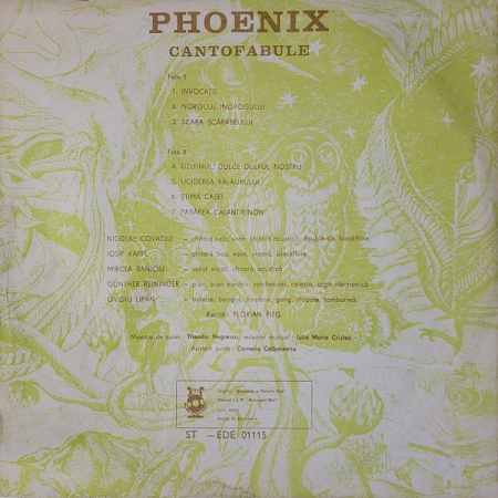 Phoenix - Cantofabule, (Disc Vinil) [2]
