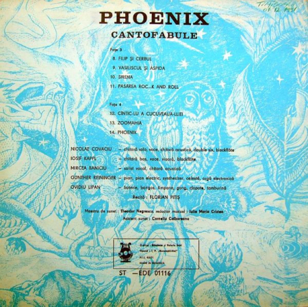 Phoenix - Cantofabule, (Disc Vinil) [3]