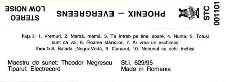 Phoenix - Evergreen / Remember Phoenix, (Casetă Audio) [1]