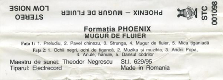 Phoenix - Mugur De Fluier, (Casetă Audio) [1]