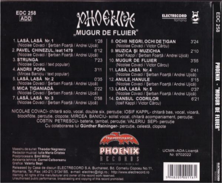 Phoenix - Mugur De Fluier, (CD) [1]