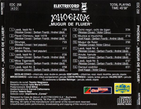 Phoenix - Mugur De Fluier , (CD) [1]