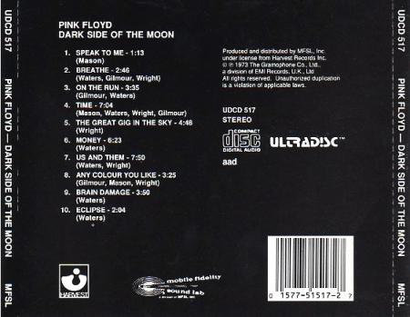Pink Floyd – Dark Side Of The Moon (CD) [1]