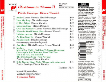 Placido Domingo - Christmas In Vienna II, (CD) [1]
