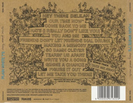 Plain White T's - Every Second Counts (CD) [1]