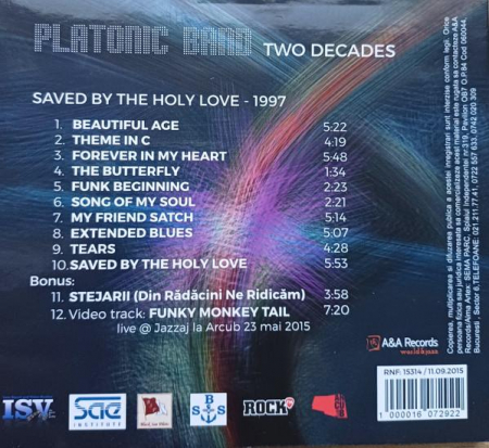 Platonic Band - Saved By The Holy Love (Two Decades), (CD) [1]