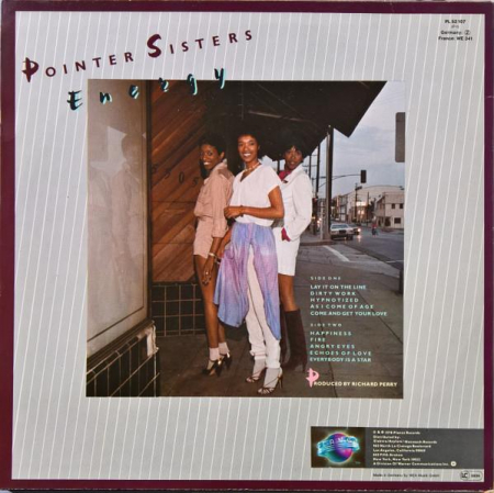 Pointer Sisters - Energy, (Disc Vinil) [1]