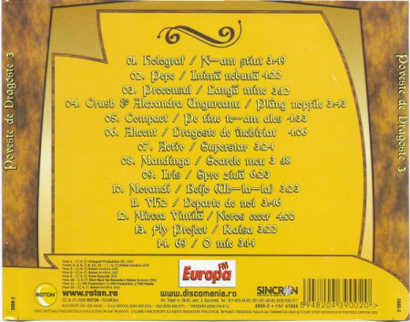 Poveste De Dragoste 3, (CD) [1]