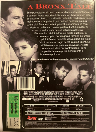 Poveste din Bronx / A Bronx Tale (1993) (DVD) [1]