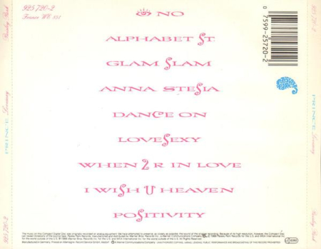 Prince - Lovesexy (CD) [1]