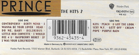 Prince - The Hits 2 (Caseta Audio) [1]