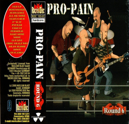 Casete audio - Pro-Pain – Round 6 (Casetă Audio)