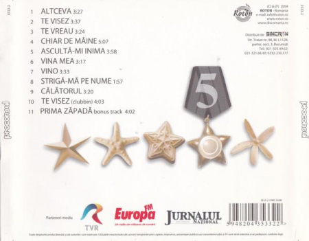 Proconsul - 5 Stele , (CD) [1]