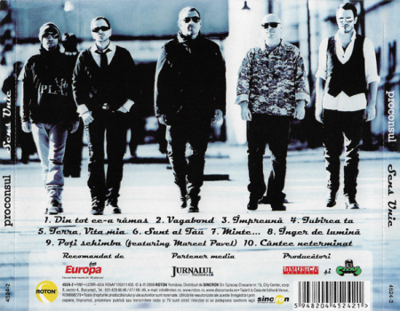 Proconsul – Sens Unic , (CD) [1]