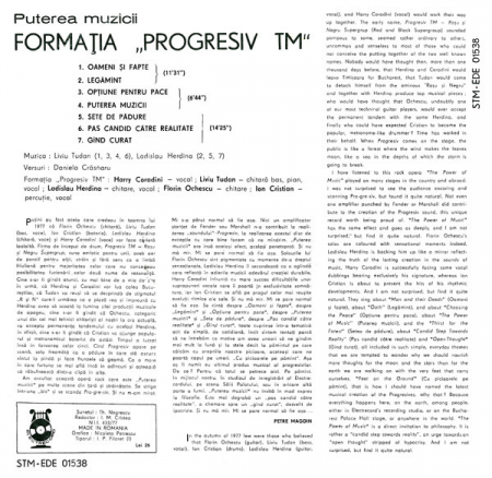 Progresiv TM - Puterea Muzicii, (Disc Vinil) [1]