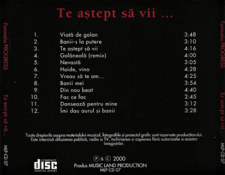 Progress  - Te Aștept Să Vii ... [1]