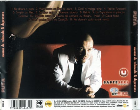 Puya (2) – Muzică De Tolaneală & Depravare (CD) [2]