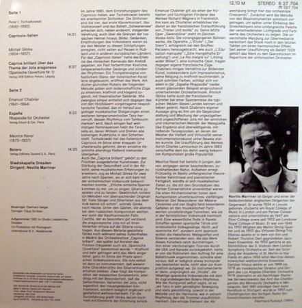 Pyotr Ilyich Tchaikovsky - Capriccio Italien / Caprice Brillant / España / Bolero (Disc Vinil) [1]