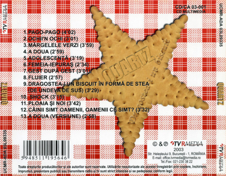 Quartz - Dragostea-i Un Biscuit , (CD) [1]