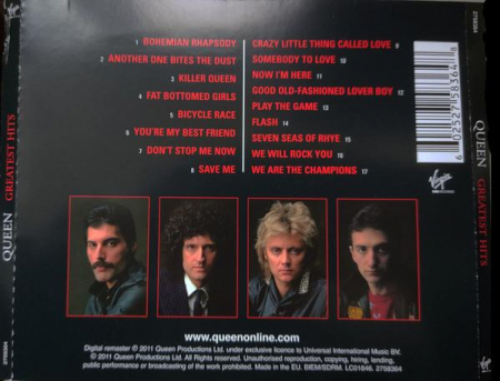 Queen - Greatest Hits, (CD) [1]