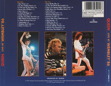 Queen - Live At Wembley '86 (CD) [1]
