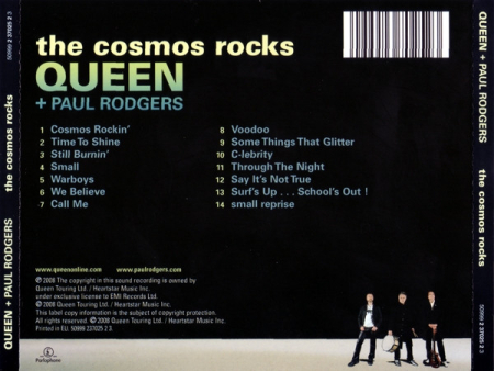 Queen + Paul Rodgers – The Cosmos Rocks (CD) [1]