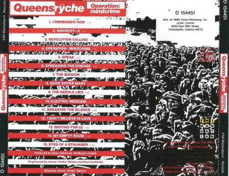 Queensrÿche - Operation: Mindcrime (CD) [1]