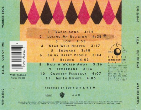 R.E.M. - Out Of Time (CD) [1]