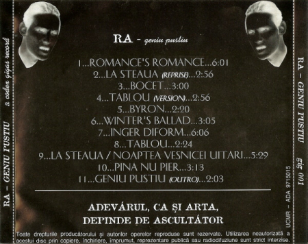 RA (13) – Geniu Pustiu (CD) [1]
