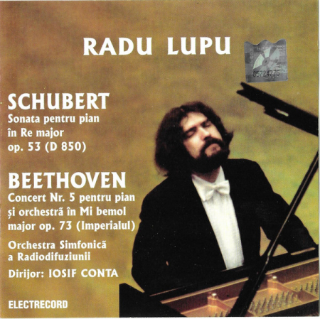 Muzica Clasica - Radu Lupu - Sonata Pentru Pian În Re Major Op. 53 / Concert Nr. 5 Pentru Pian Și Orchestră În Mi Bemol Major Op. 73 , (CD)