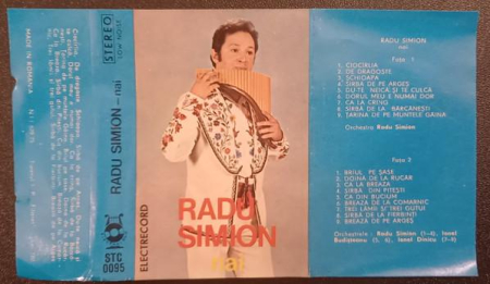 Muzică Populară/Lăutarească - Radu Simion - Nai, (Casetă Audio)