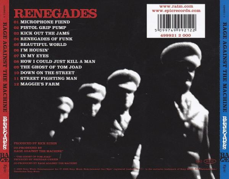 Rage Against The Machine - Renegades (CD) [1]