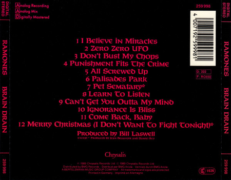 Ramones – Brain Drain (CD) [1]