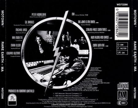 Rare Earth - Ma (CD) [1]