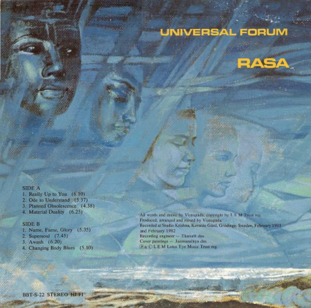 Rasa - Universal Forum, (Disc Vinil) [1]