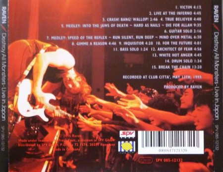 Raven - Destroy All Monsters - Live In Japan, (CD) [1]