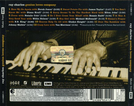 Ray Charles - Genius Loves Company , (CD) [1]