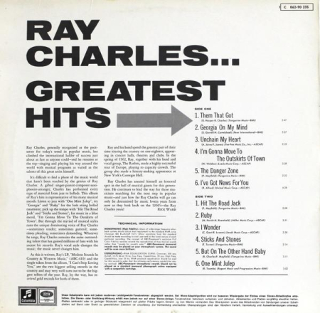 Ray Charles - Greatest Hits [1]