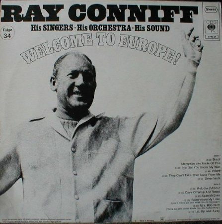 Jazz/Funk/Soul - Ray Conniff & His Orchestra & Singers - Welcome To Europe! (Disc Vinil)