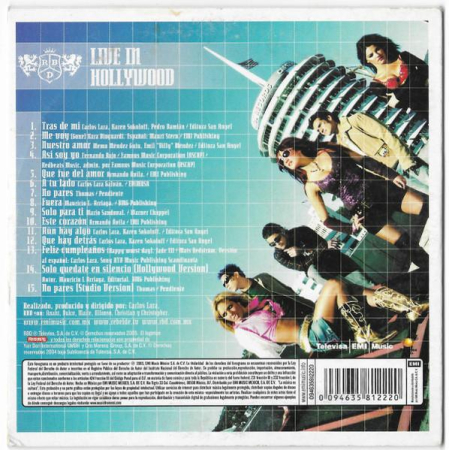 RBD - Live In Hollywood (CD) [1]