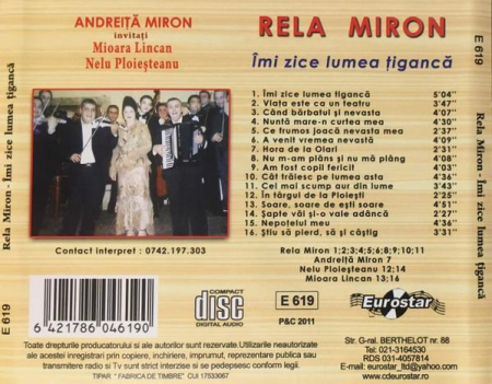 Rela Miron - Îmi Zice Lumea Țigancă [1]