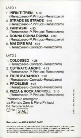 Renato Zero - Soggetti Smarriti, (Casetă Audio) [1]