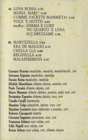 Renzo Arbore L'Orchestra Italiana - Napoli Punto E A Capo, (Casetă Audio) [1]