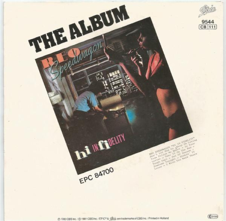 REO Speedwagon - Keep On Loving You (Disc Vinil) [1]