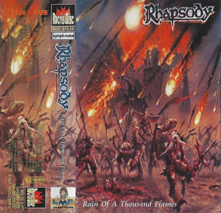 Casete audio - Rhapsody – Rain Of A Thousand Flames (Casetă Audio)