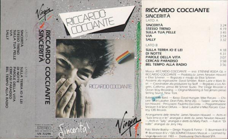 Riccardo Cocciante - Sincerità [1]